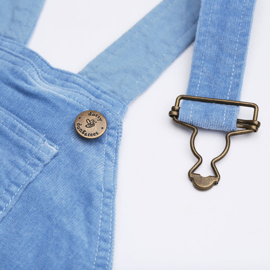 Dotty Dungarees | Dungarees - Forget-Me-Not