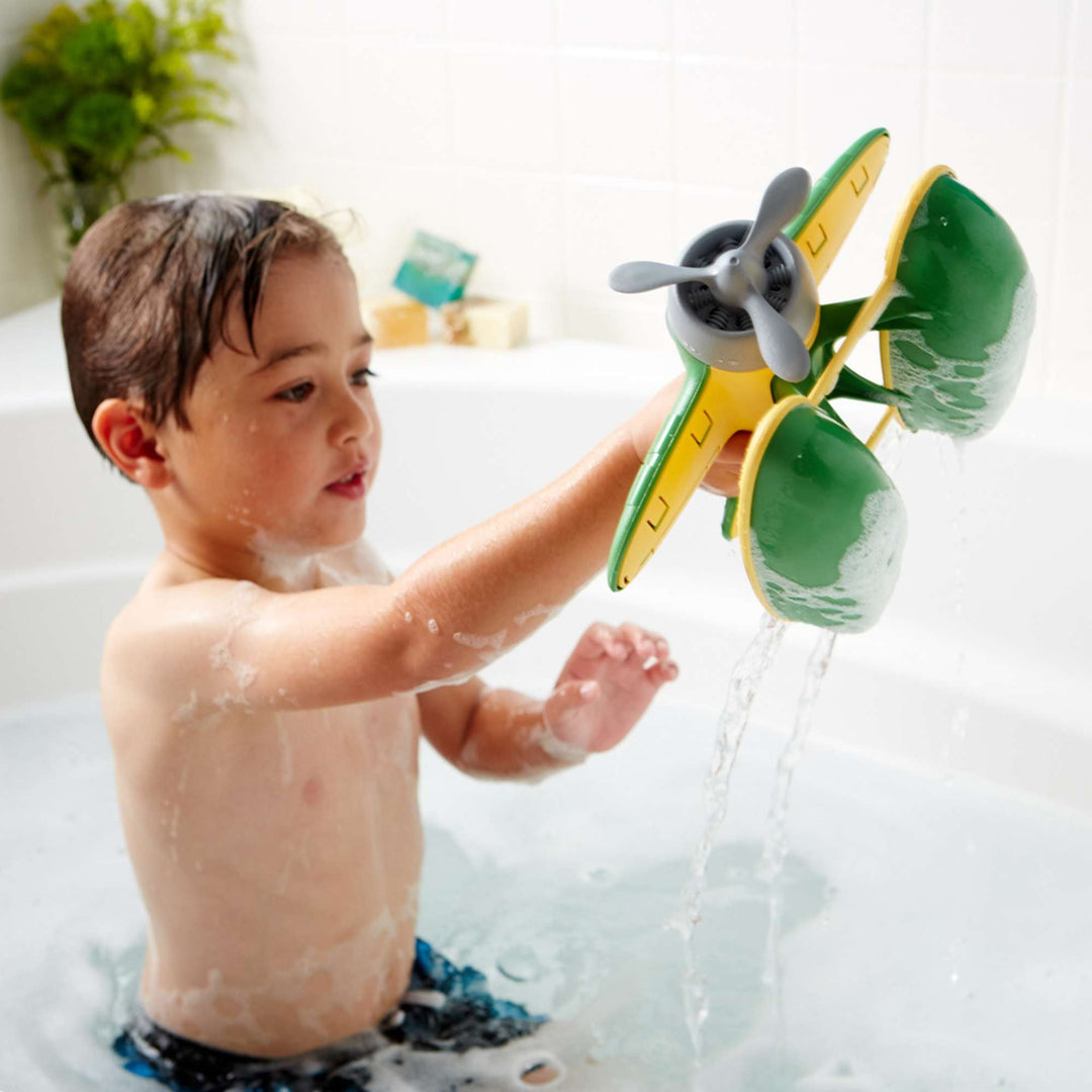 Seaplane Bath Toy - Green