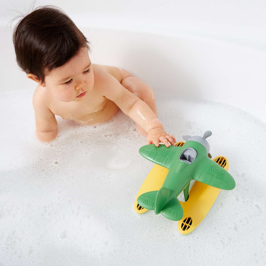 Seaplane Bath Toy - Green