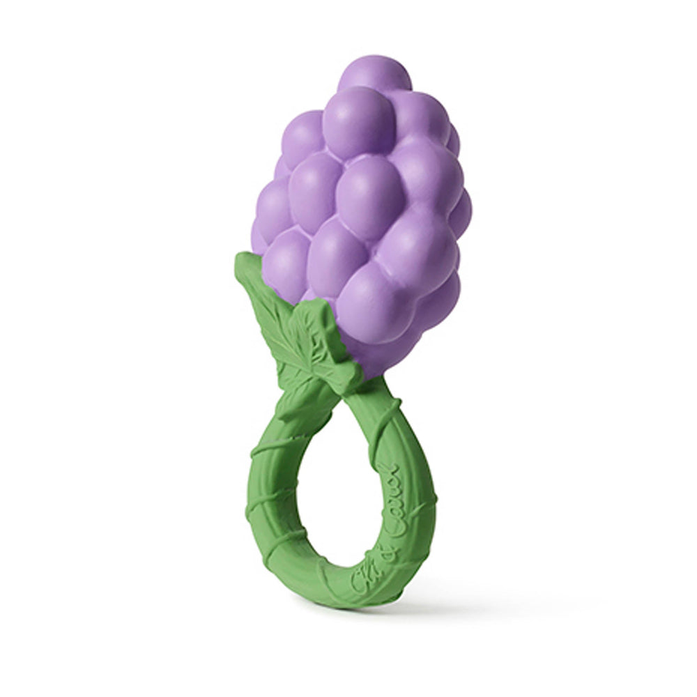 Oli & Carol Grape Baby Rattle & Teether