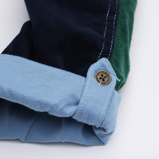 Dotty Dungarees | Corduroy Dungarees - Blackthorn Patchwork