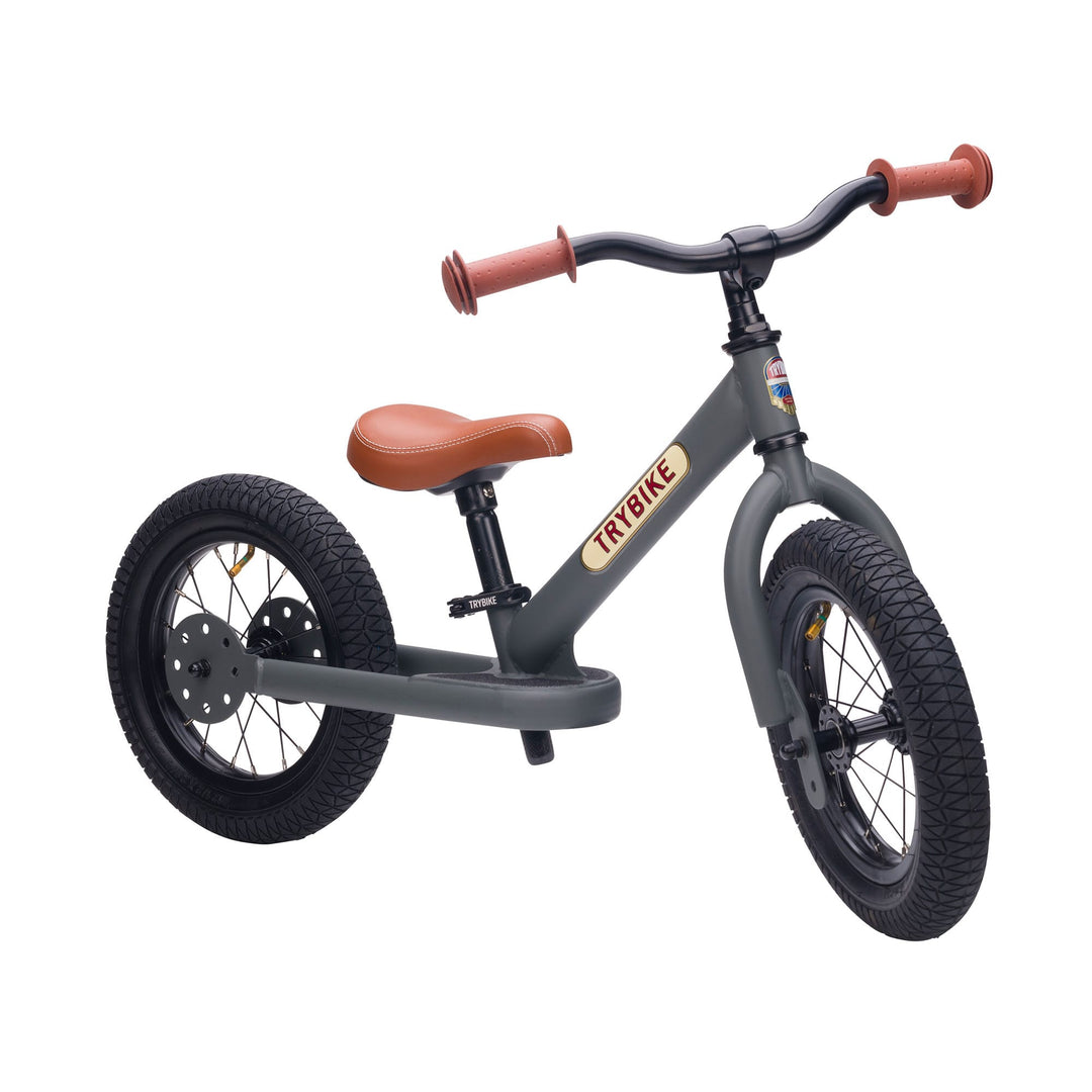 Trybike Steel Balance Trike | Matte - Vintage Grey