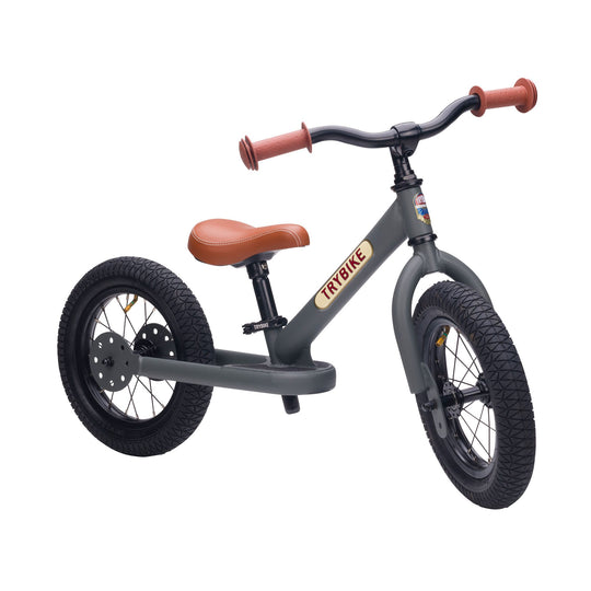 Trybike Steel Balance Trike | Matte - Vintage Grey