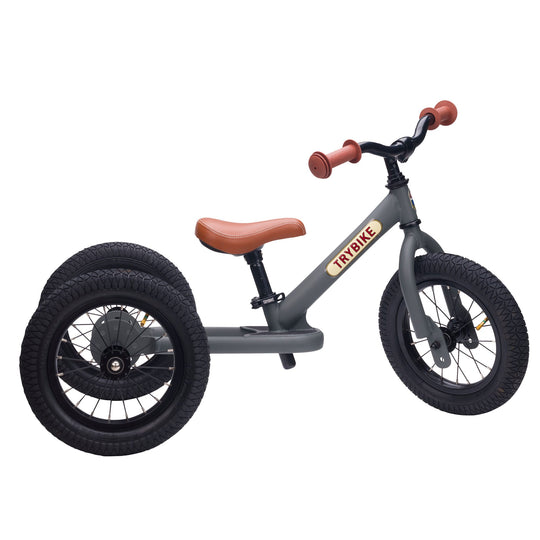 Trybike Steel Balance Trike | Matte - Vintage Grey