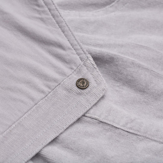 Dotty Dungarees | Corduroy Dress - Fog