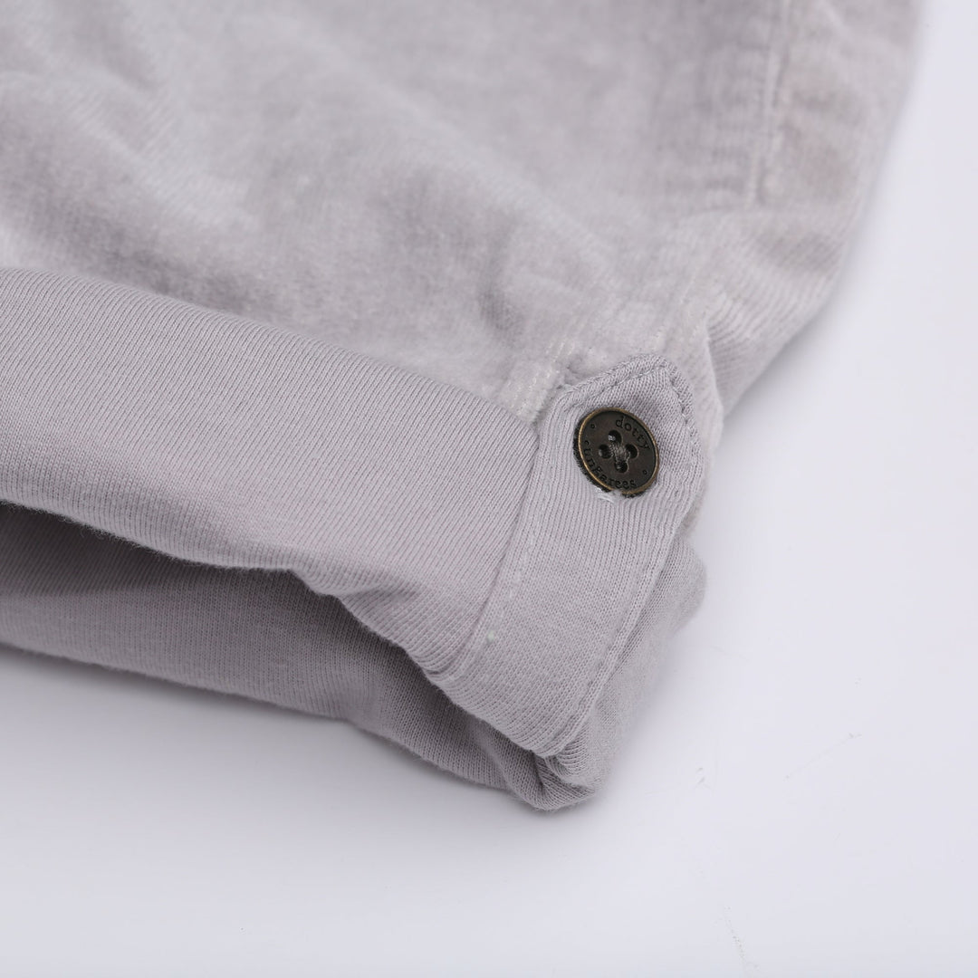 Dotty Dungarees | Corduroy Dungarees - Fog