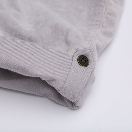 Dotty Dungarees | Corduroy Dungarees - Fog