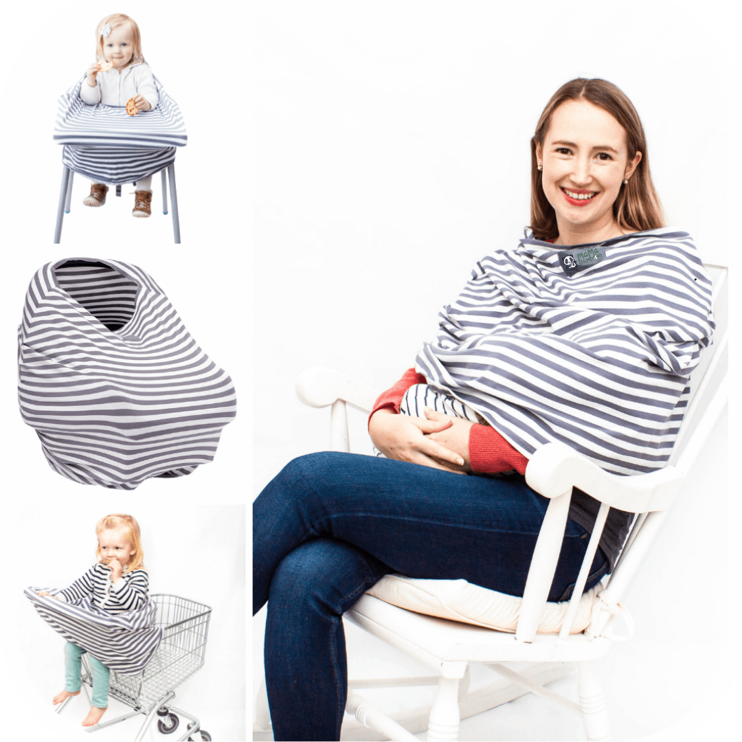 Mama Bamboo Cotton 4in1 Breastfeeding Cover