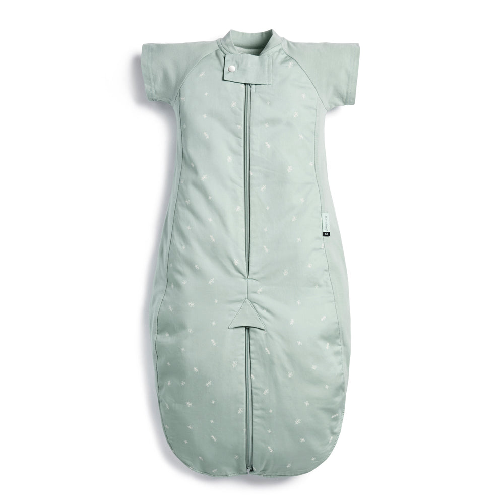 ErgoPouch - Organic Short-Sleeved 2-in-1 Sleeping Suit Bag (Summer 1.0 TOG) - Sage