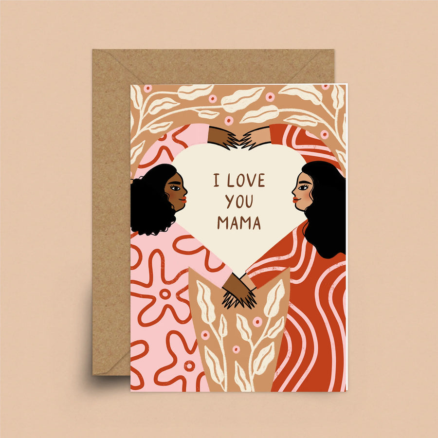 Greetings Card | Sakina - I Love You Mama - Moo Like a Monkey