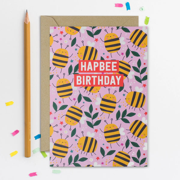 Greetings Card | Mifkins - Hapbee Birthday