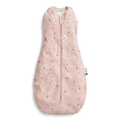 ErgoPouch - Organic Cocoon Swaddle Sleeping Bag (Summer 1.0 TOG) - Daisies