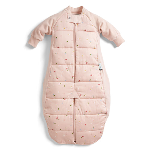ErgoPouch - Organic Long-Sleeved 2-in-1 Sleeping Suit Bag (Winter 3.5 TOG) - Daisies