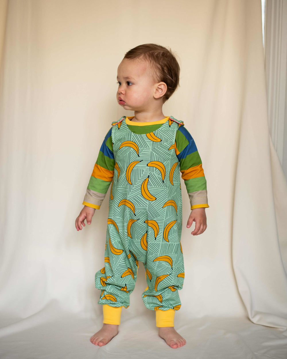 Mint Bananas Romper