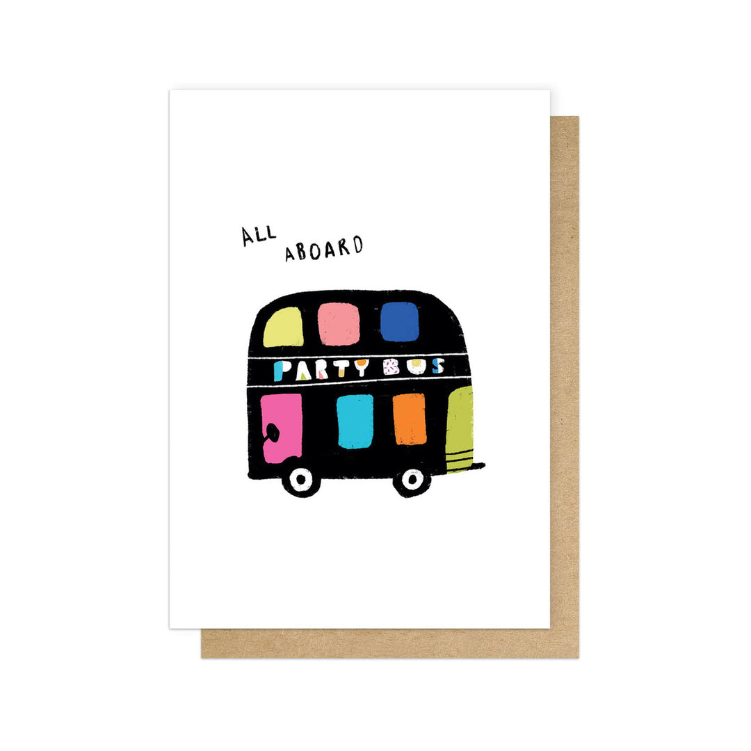 Greetings Card | Party Bus