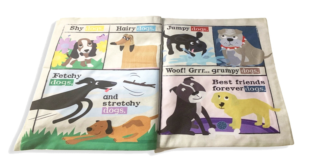 Baby Crinkly Newspaper | ‘Just Dogs’ - Moo Like a Monkey