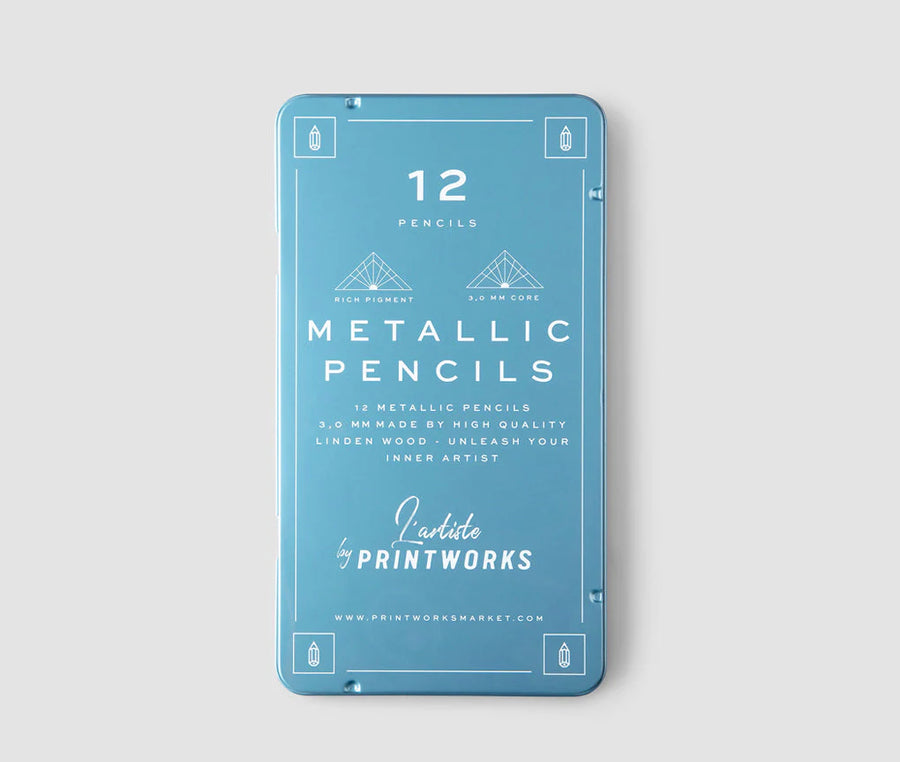 Colouring Pencil Tin | Metalilic - Moo Like a Monkey