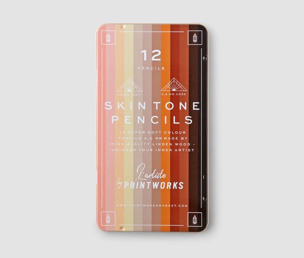 Colouring Pencil Tin | Skin Tone