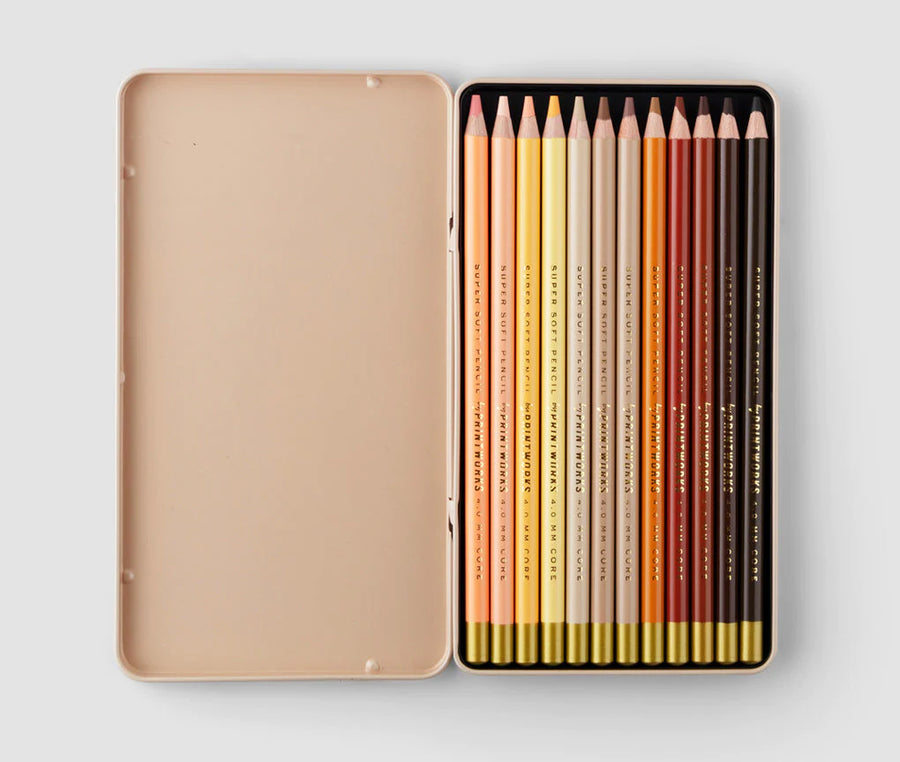 Colouring Pencil Tin | Skin Tone - Moo Like a Monkey