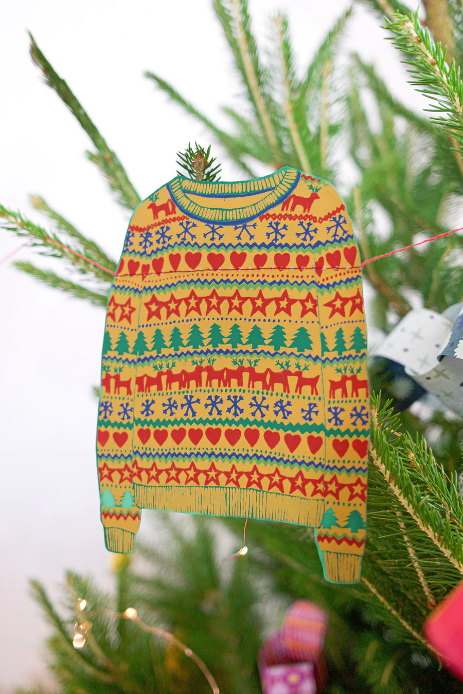 Recycled Paper Garland | Christmas Jumpers - Moo Like a Monkey
