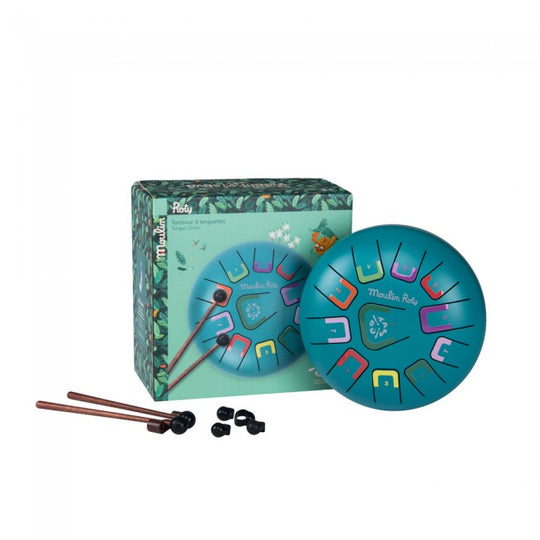 Tongue Drum Musical Instrument | Dans Le Jungle - Teal