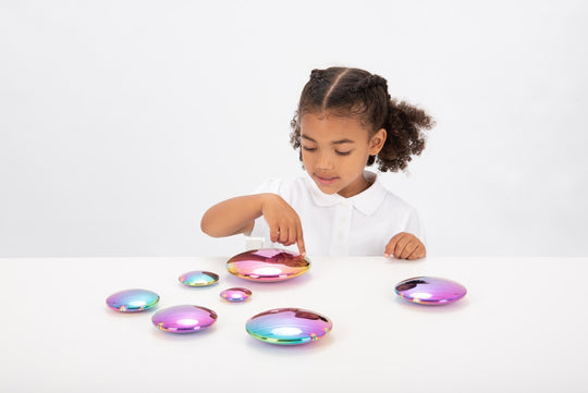 Sensory Reflective Colour Burst Buttons