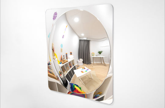 Giant Single Domed Acrylic Mirror Panel