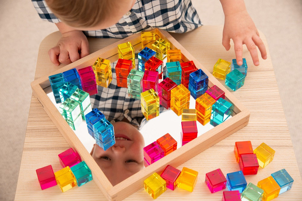 Gem Cube Mirror Tray