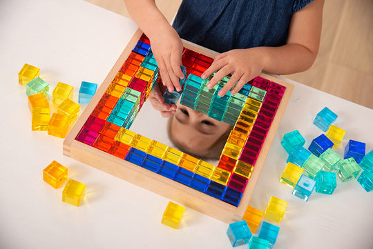 Gem Cube Mirror Tray