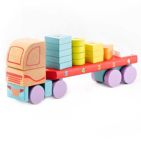 Truck With Geometric Counting Shapes