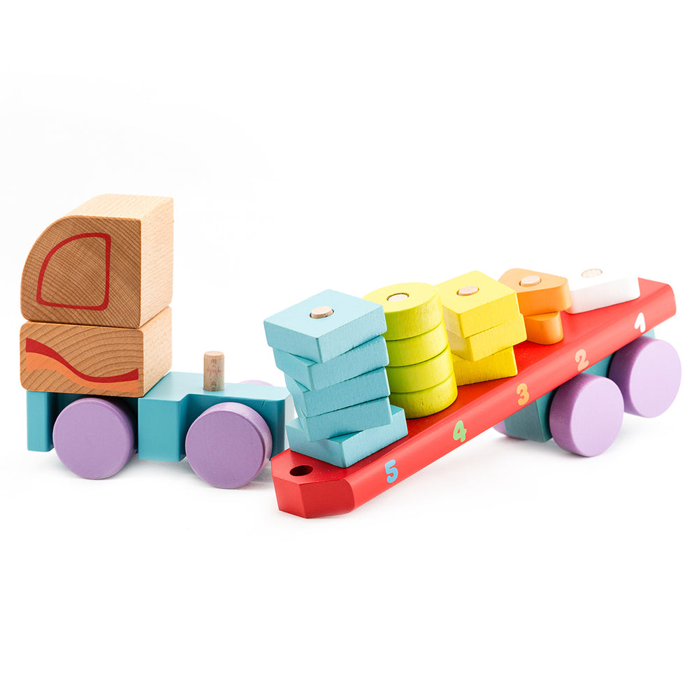 Truck With Geometric Counting Shapes