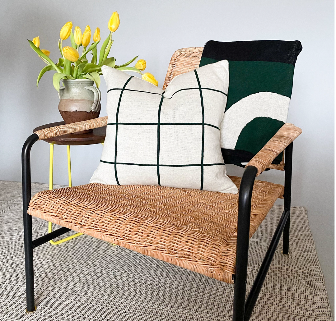 Sophie Home Cushion | Grid Forest