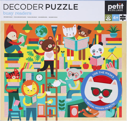 100-Piece Decoder Puzzle - Busy Readers