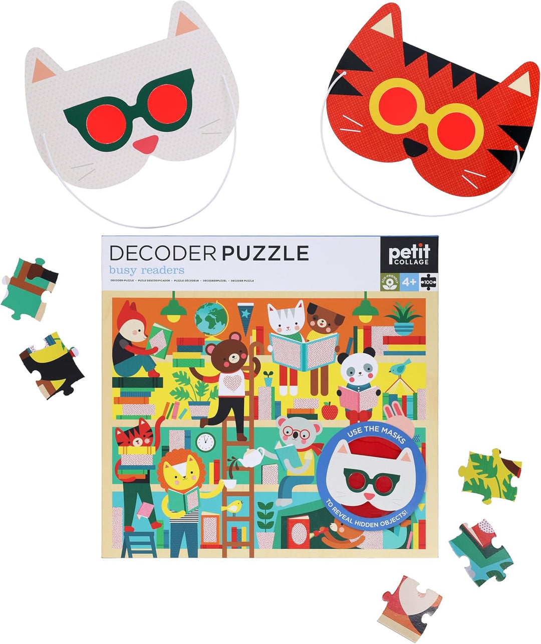 100-Piece Decoder Puzzle - Busy Readers