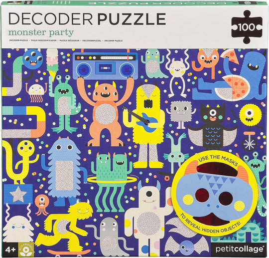 100-Piece Decoder Puzzle - Monster Party