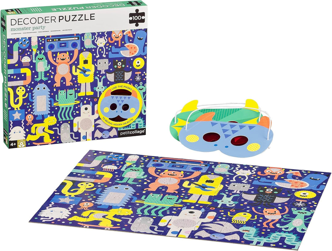 100-Piece Decoder Puzzle - Monster Party