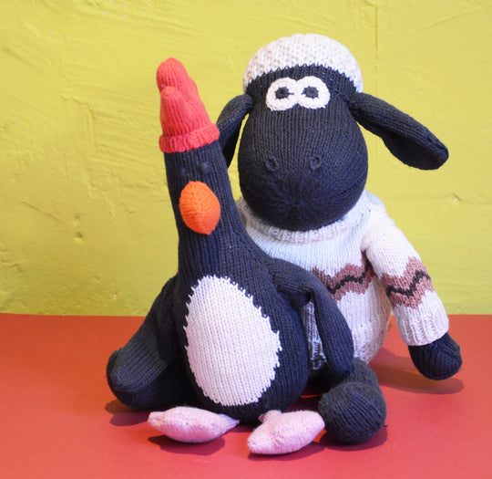 Organic Knitted Soft Toy | Shaun The Sheep