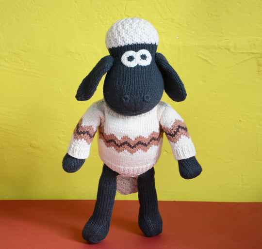 Organic Knitted Soft Toy | Shaun The Sheep