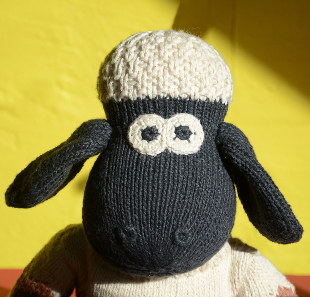 Organic Knitted Soft Toy | Shaun The Sheep