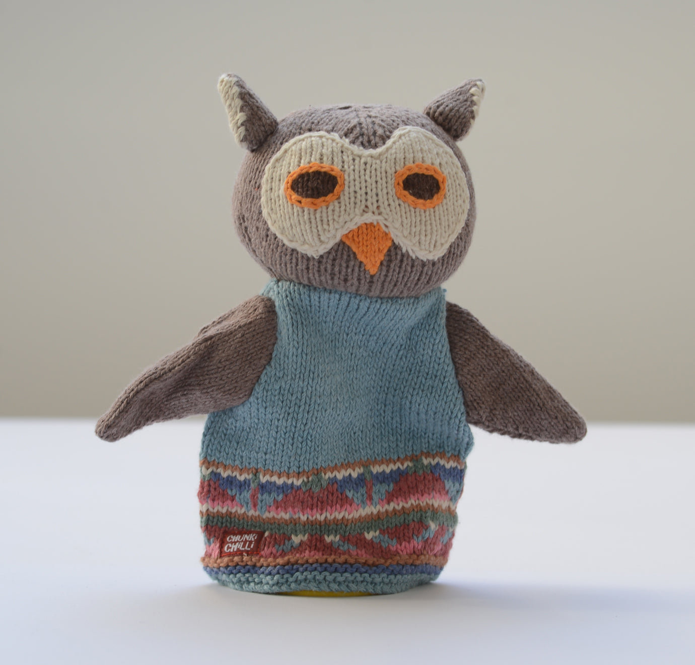 Fashion owl hand puppet