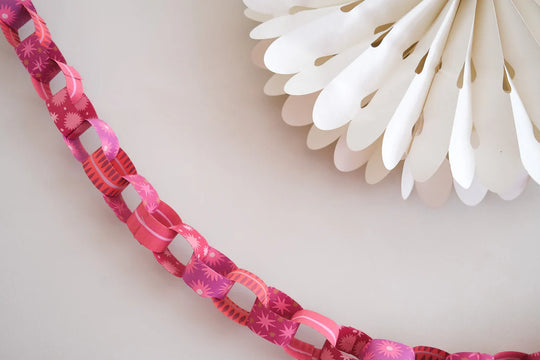 Paper Chain Kit | Pink & Red