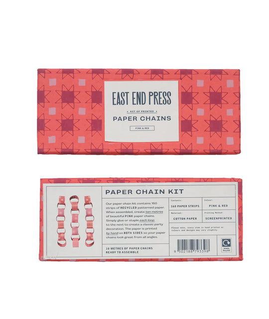 Paper Chain Kit | Pink & Red