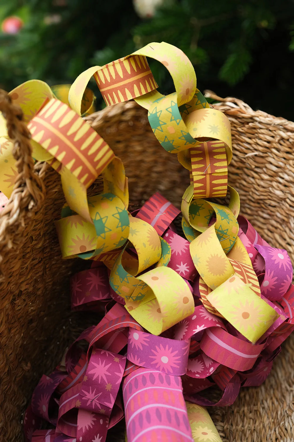 Paper Chain Kit | Yellow & Green