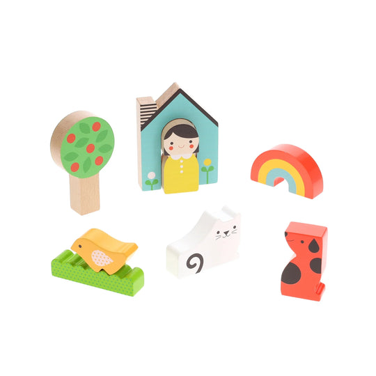 At Home Wooden Puzzle & Play