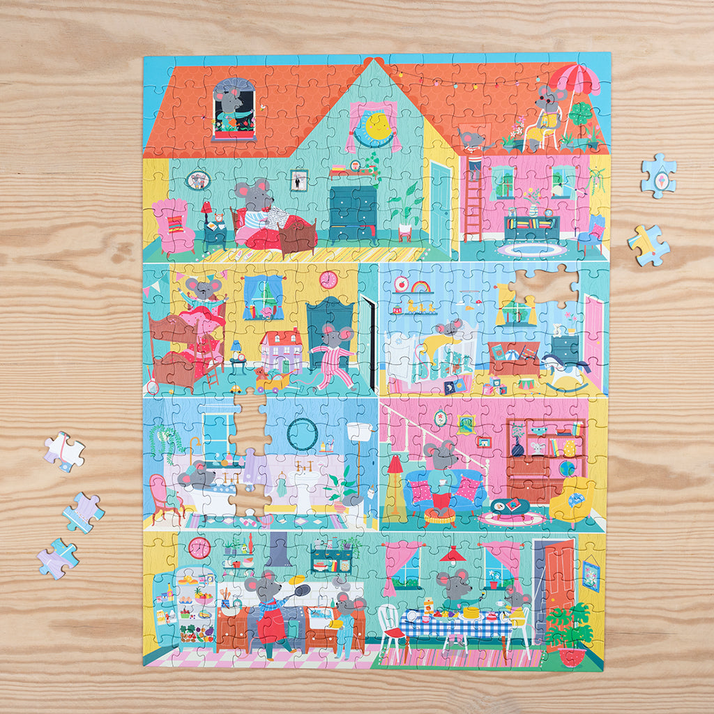 Jigsaw Puzzle | Mouse In A House - 300 Pieces