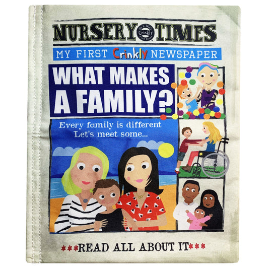 Baby Crinkly Comic | What Makes A Family