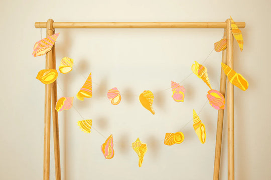 Recycled Paper Garland | Shells