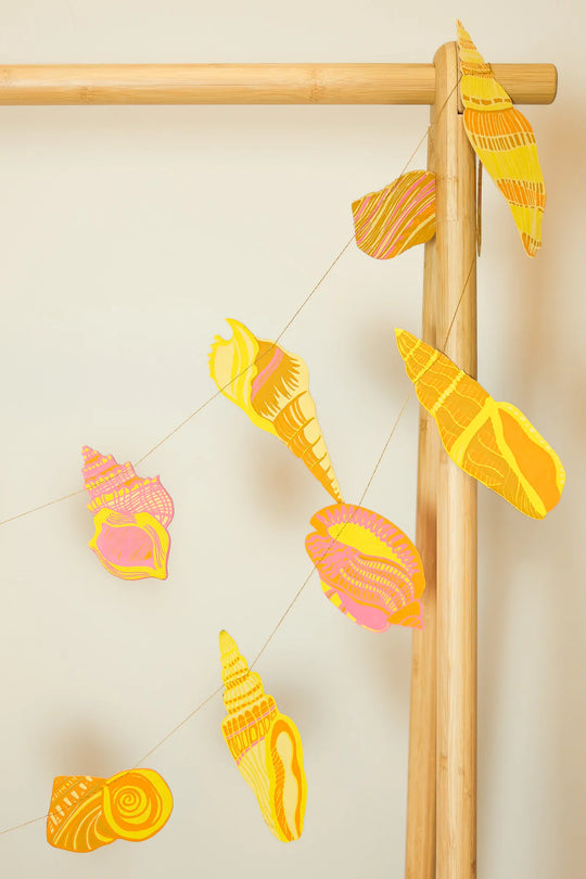 Recycled Paper Garland | Shells