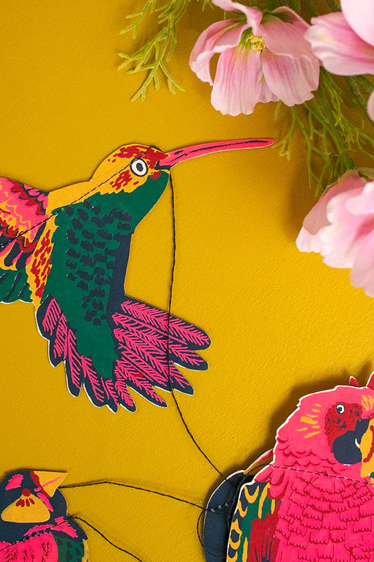 Recycled Paper Garland | Birds