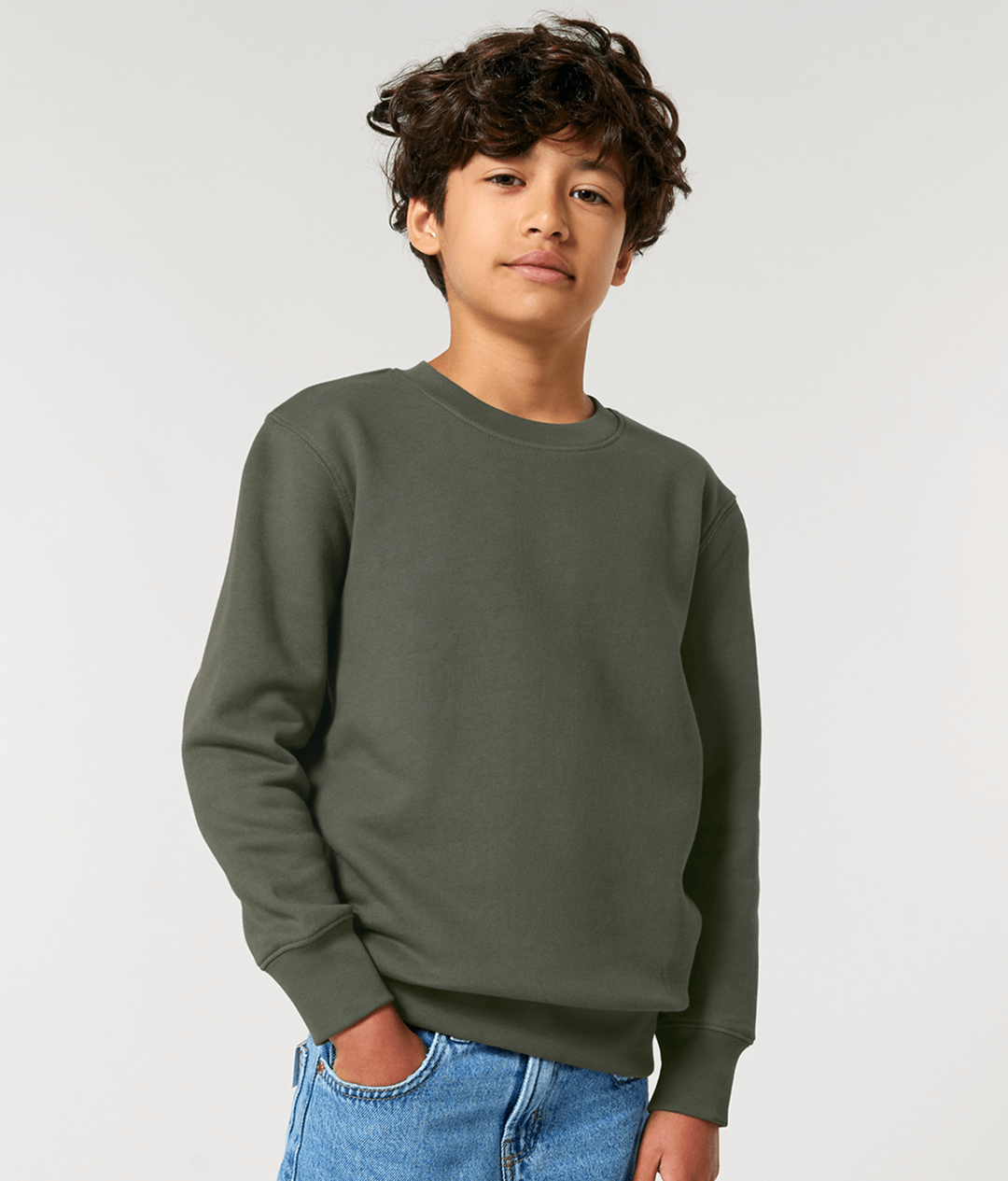 Organic Kid’s Sweatshirt - Unreasonable (Teal Font)